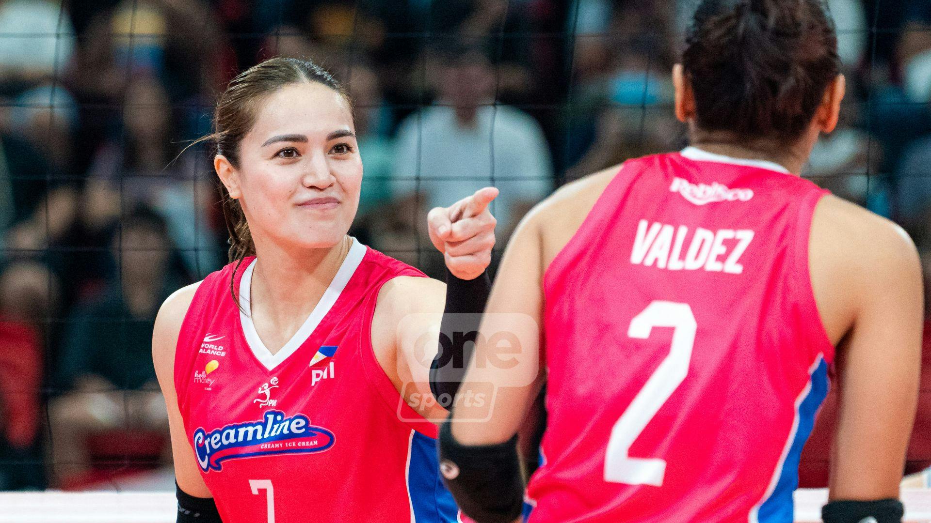 Michele Gumabao relishes five-set pressure for Creamline in PVL Invitational opener